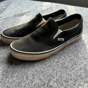 Black and white vans